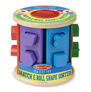 Melissa & Doug Match & Roll Shape Sorter