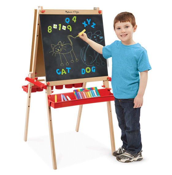 Melissa & Doug Deluxe Magnetic Standing Art Easel