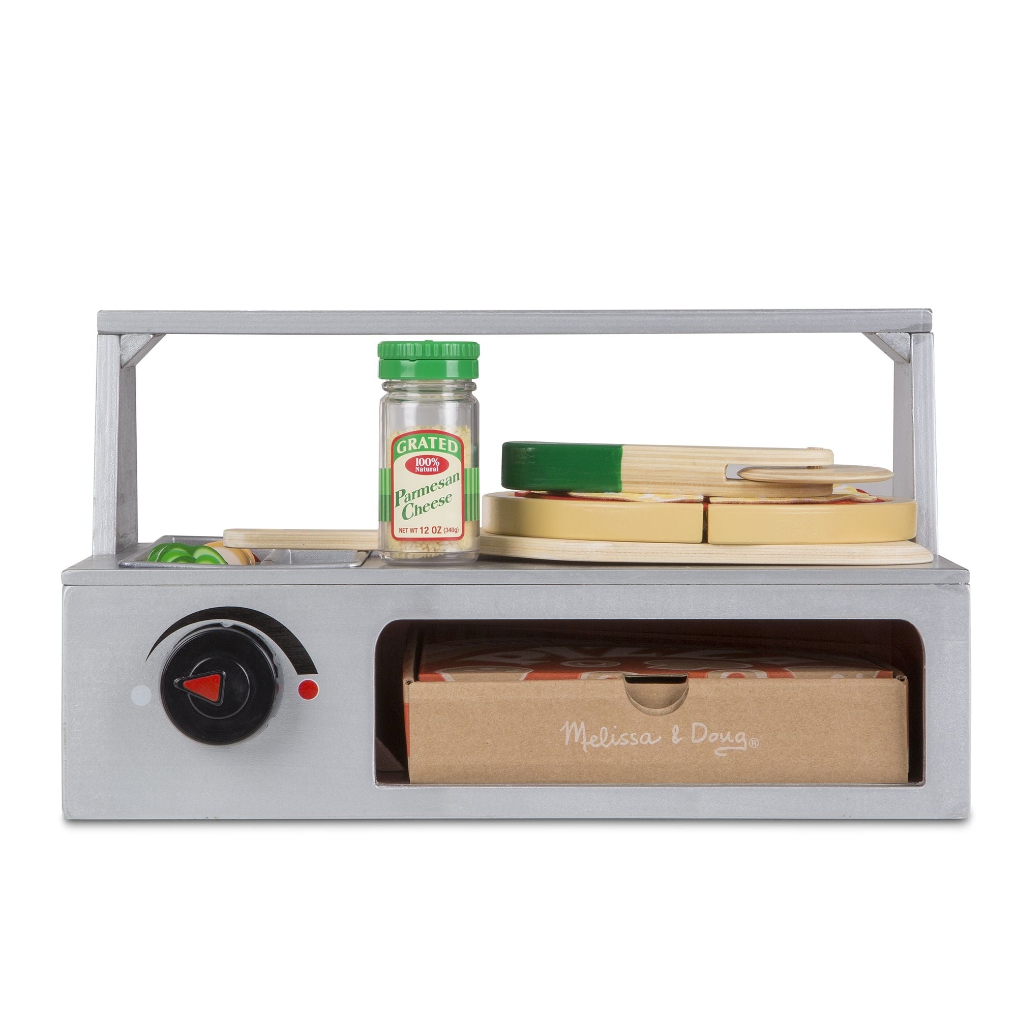 Melissa & Doug Top & Bake Wooden Pizza Counter