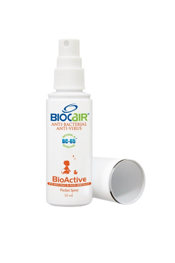 BioCair BioActive Pocket Spray (Alcohol Free), 50ml - Exp 06/26