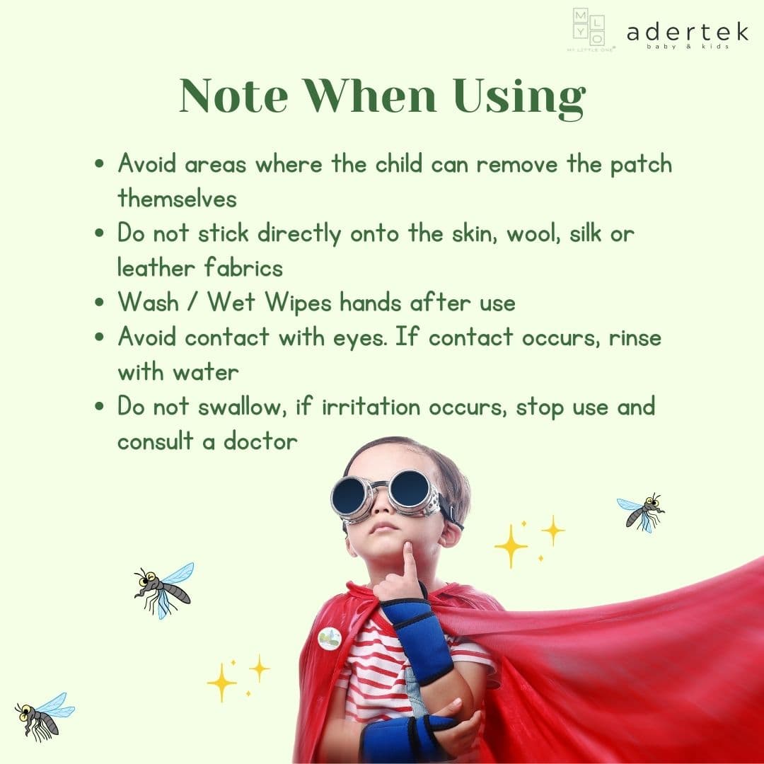 MyLO Mosquito Repellent Patch, 10pcs (Exp 06/28)