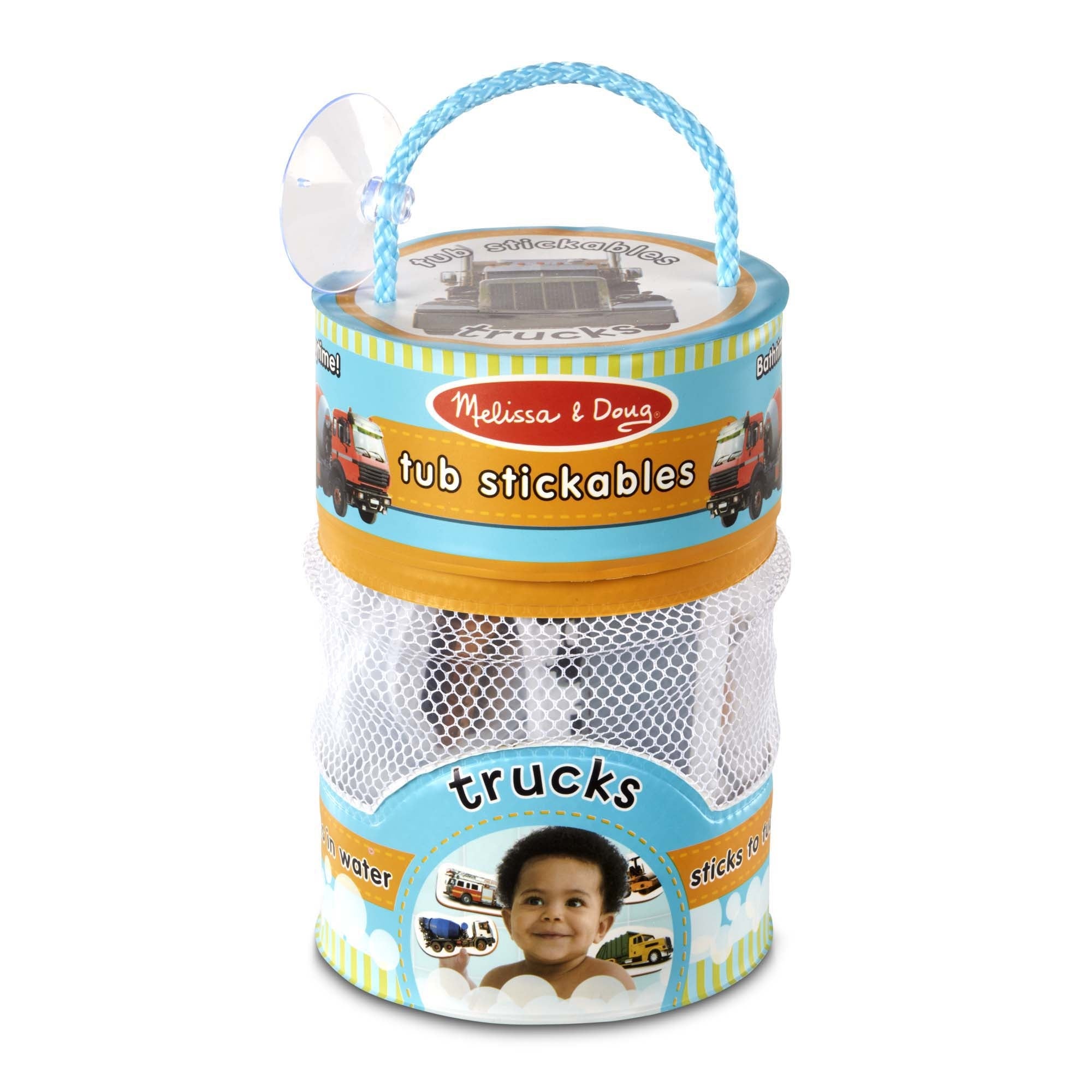 Melissa & Doug Tub Stickables Soft Shapes Bath Toy (2 Designs) - Pupsik Singapore