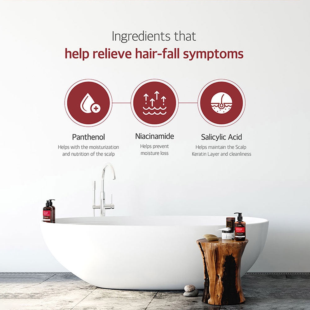 Kundal Caffeine Hair Loss Shampoo, 500ml - White Musk (Exp 02/27)