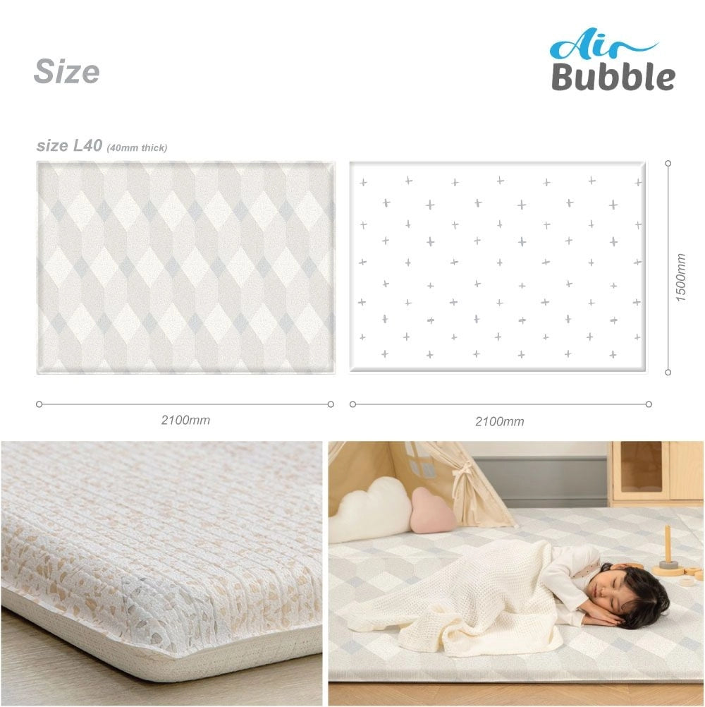 Parklon Air Bubble Playmat - Terrazzo Square (L40)