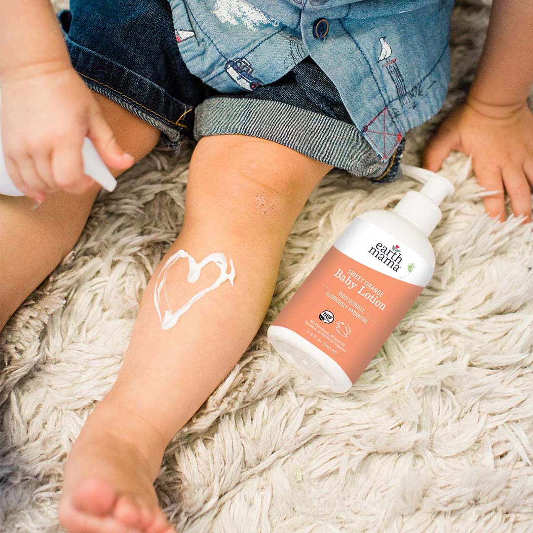 Earth Mama Sweet Orange Baby Lotion, 240ml (exp 02/27)