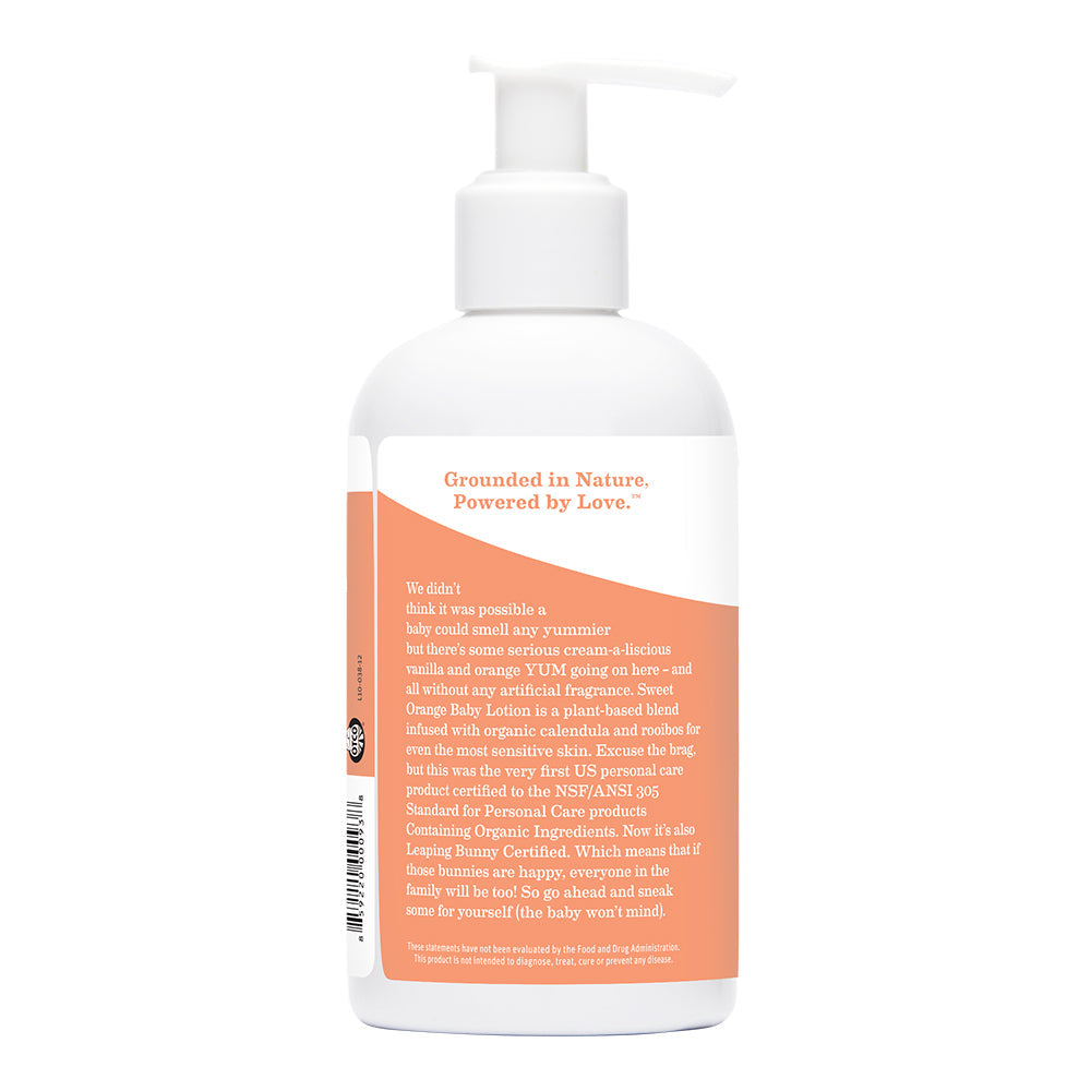 Earth Mama Sweet Orange Baby Lotion, 240ml (exp 02/27)