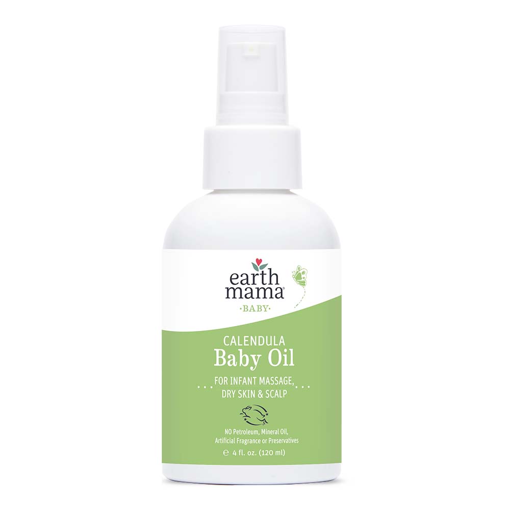Earth Mama Baby Calendula Baby Oil, 120ml - exp 09/26