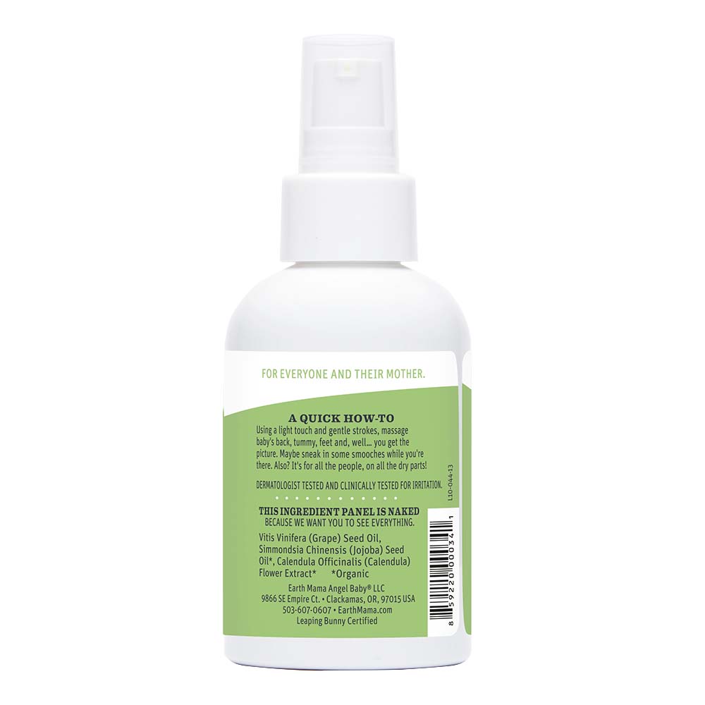 Earth Mama Baby Calendula Baby Oil, 120ml - exp 09/26