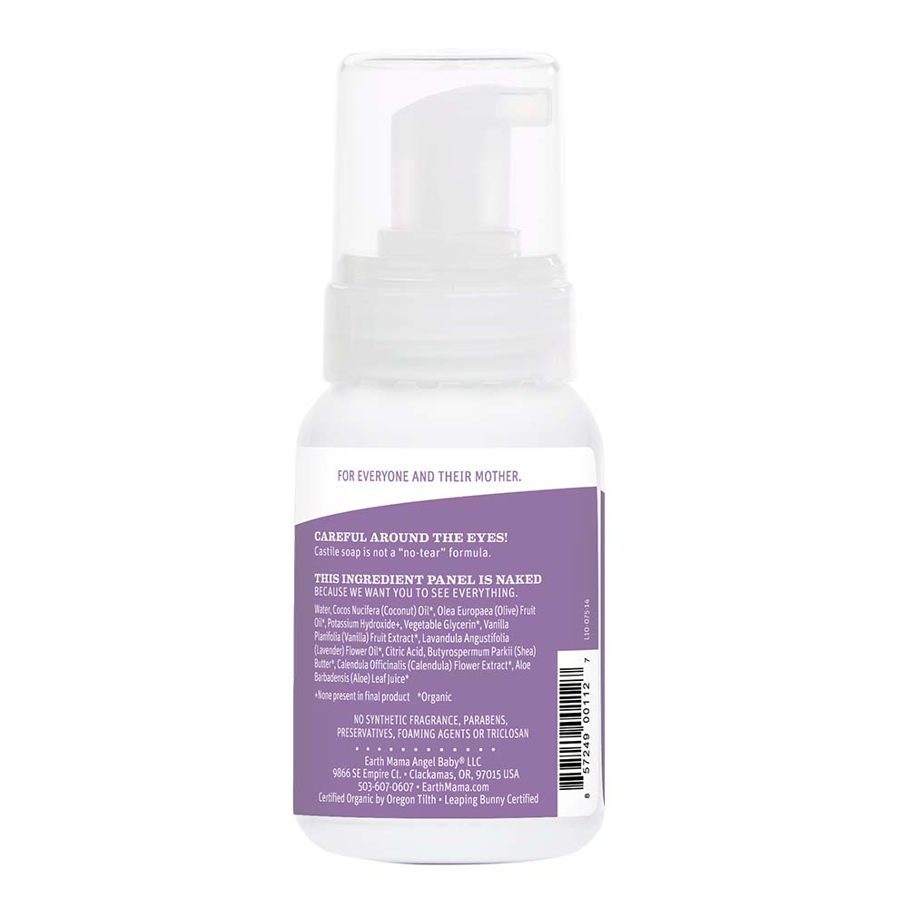 Earth Mama Baby Calming Lavender Castile Baby Wash, 160ml (exp 01/28)