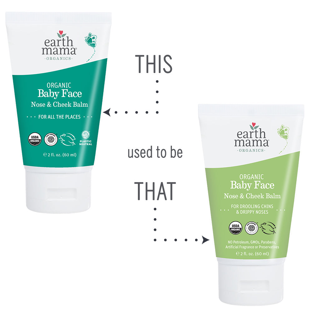 Earth Mama Face Organic Nose & Cheek Balm, 60ml - exp 04/28