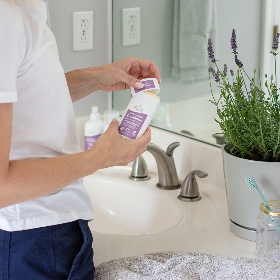 Earth Mama Calming Lavender Deodorant, 75g (New Formula) - Exp 03/27