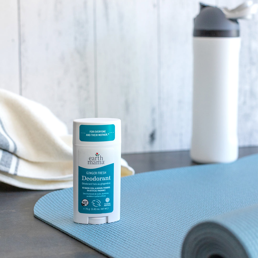 Earth Mama Ginger Fresh Deodorant, 75g (New Formula) - exp 05/26