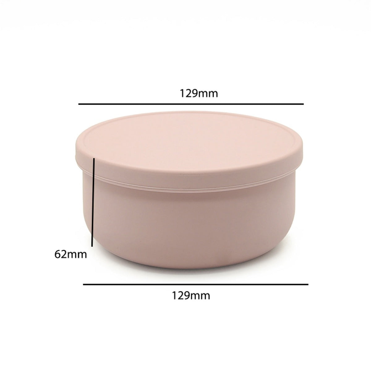 Biomom Baby Silicone Bowl with Lid (5 Colors)