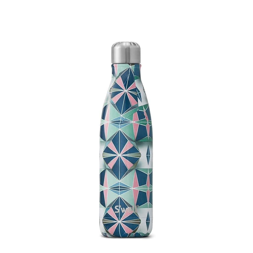 S'well Insulated Reusable Water Bottle, 17oz - Art Deco Collection (3 Designs)