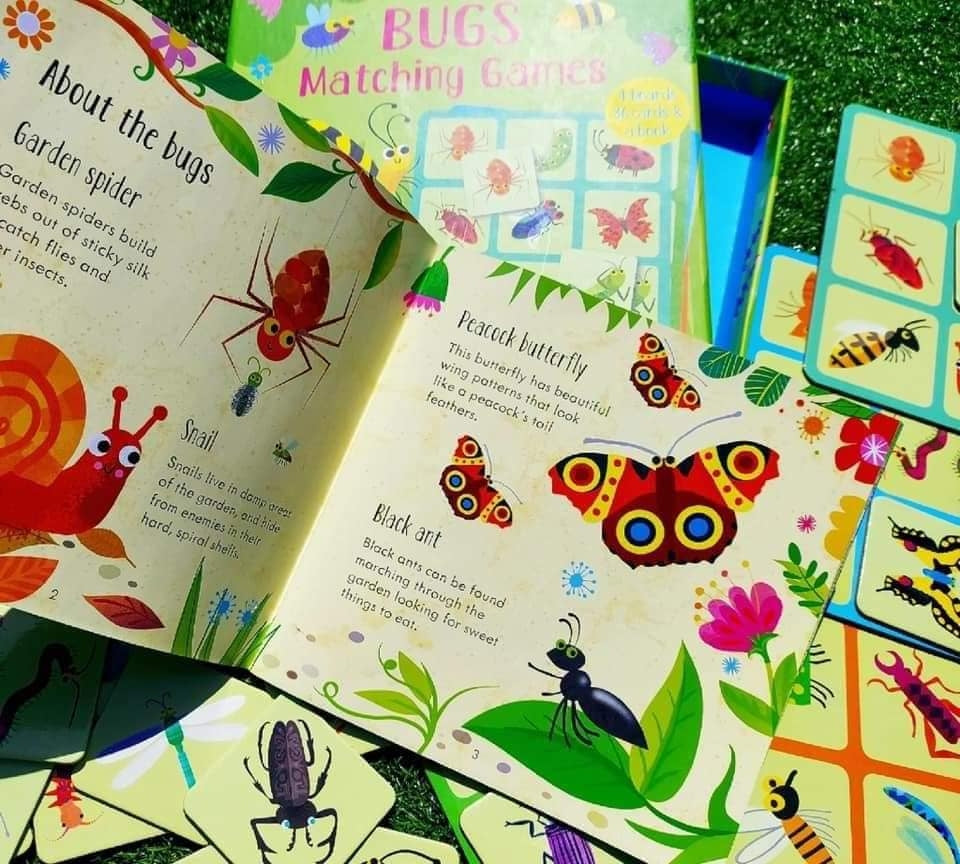 Usborne Animal Matching Game and Book Series (3 Titles) - Pupsik Singapore