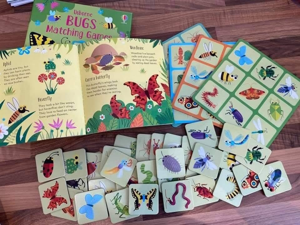 Usborne Animal Matching Game and Book Series (3 Titles) - Pupsik Singapore