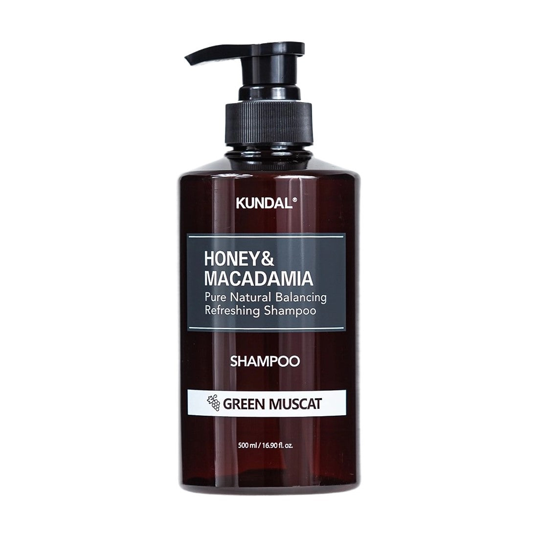 Kundal Honey & Macadamia Nature Shampoo, 500ml - Green Muscat (Exp 04/27)