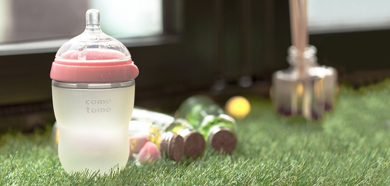 Comotomo Baby Bottle, 250ml  - Pink (2pk)