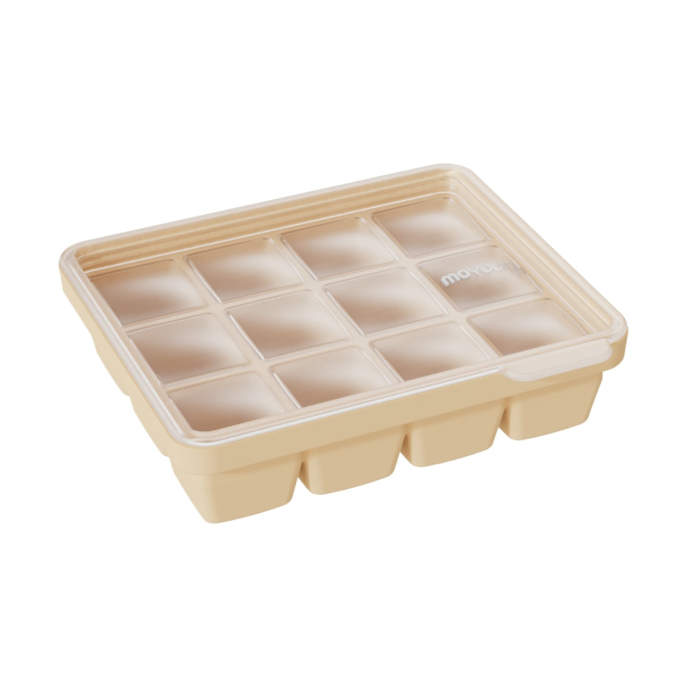 Moyuum Silicone Baby Food Freezer Tray, 4/6/12 cubes (3 colors)