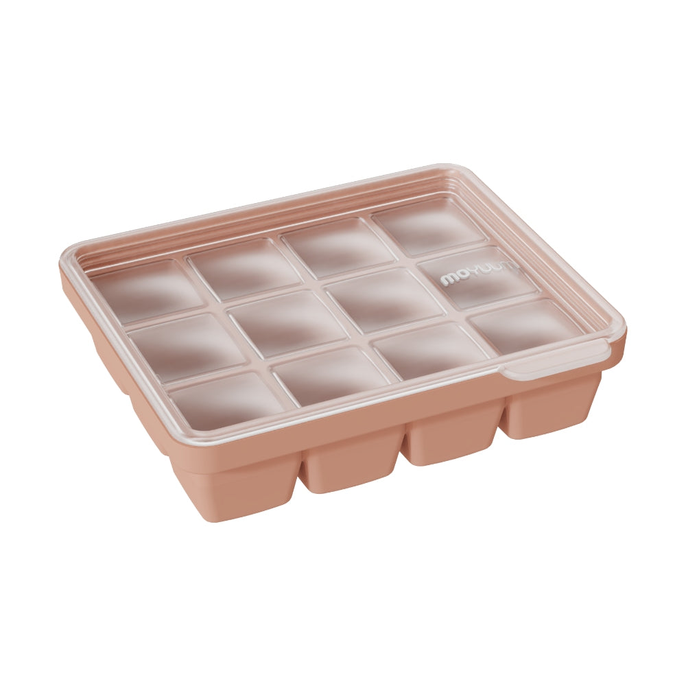 Moyuum Silicone Baby Food Freezer Tray, 4/6/12 cubes (3 colors)