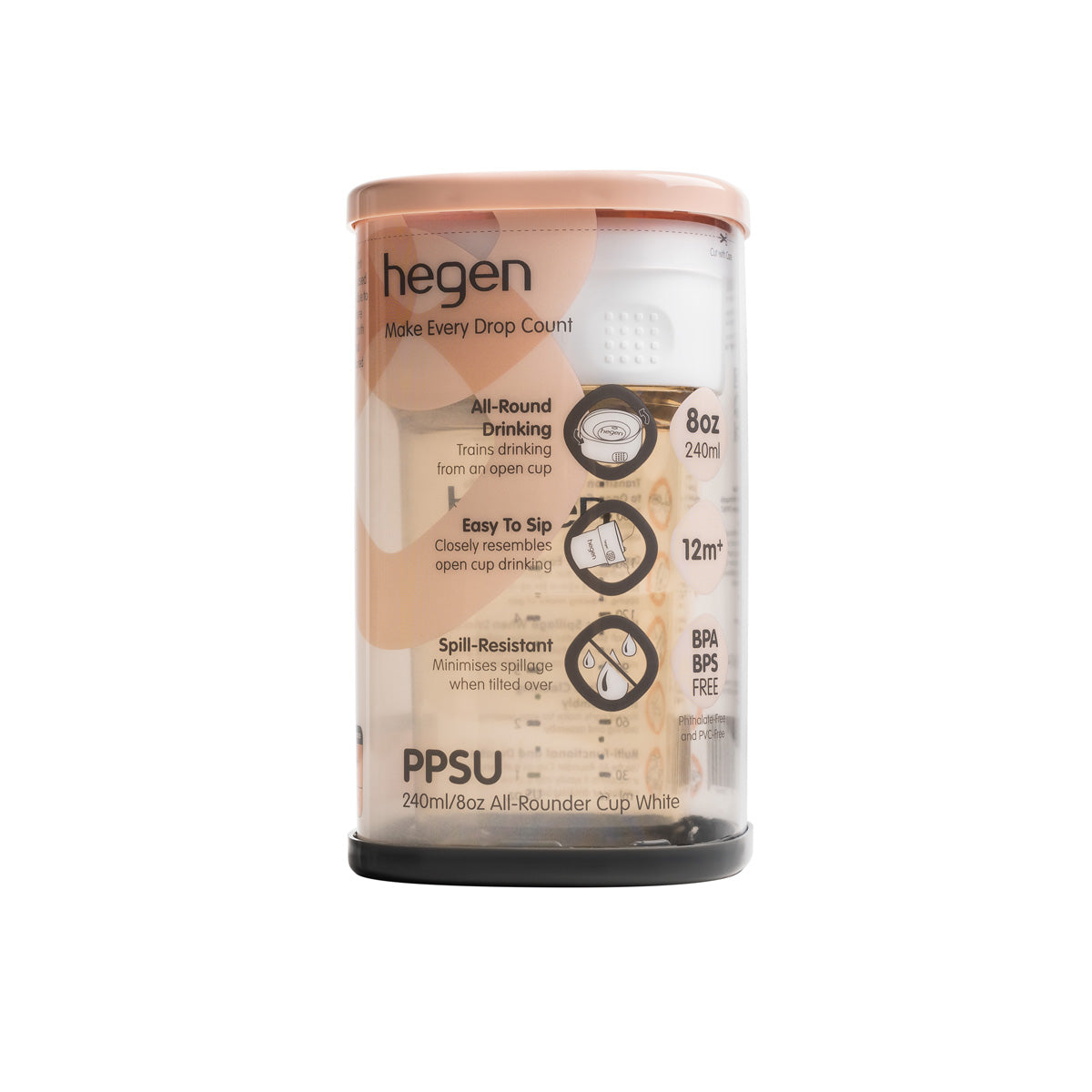 Hegen PCTO™ All Rounder Cup PPSU, 240ml/8oz (3 Colors) - Pupsik Singapore