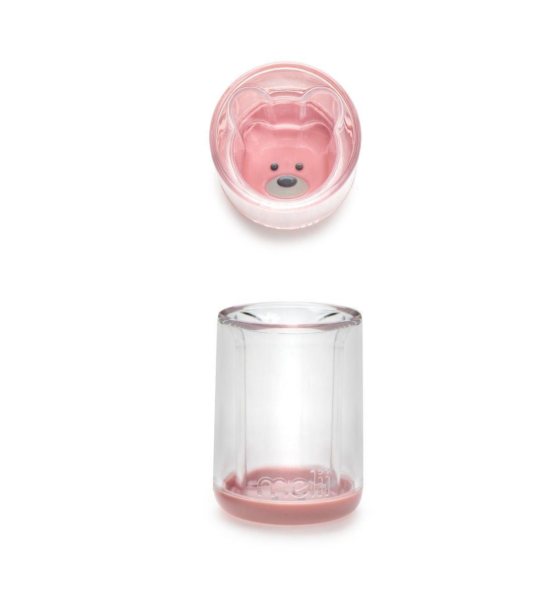 Melii Double-Walled Bear Cup 145ml - Pink