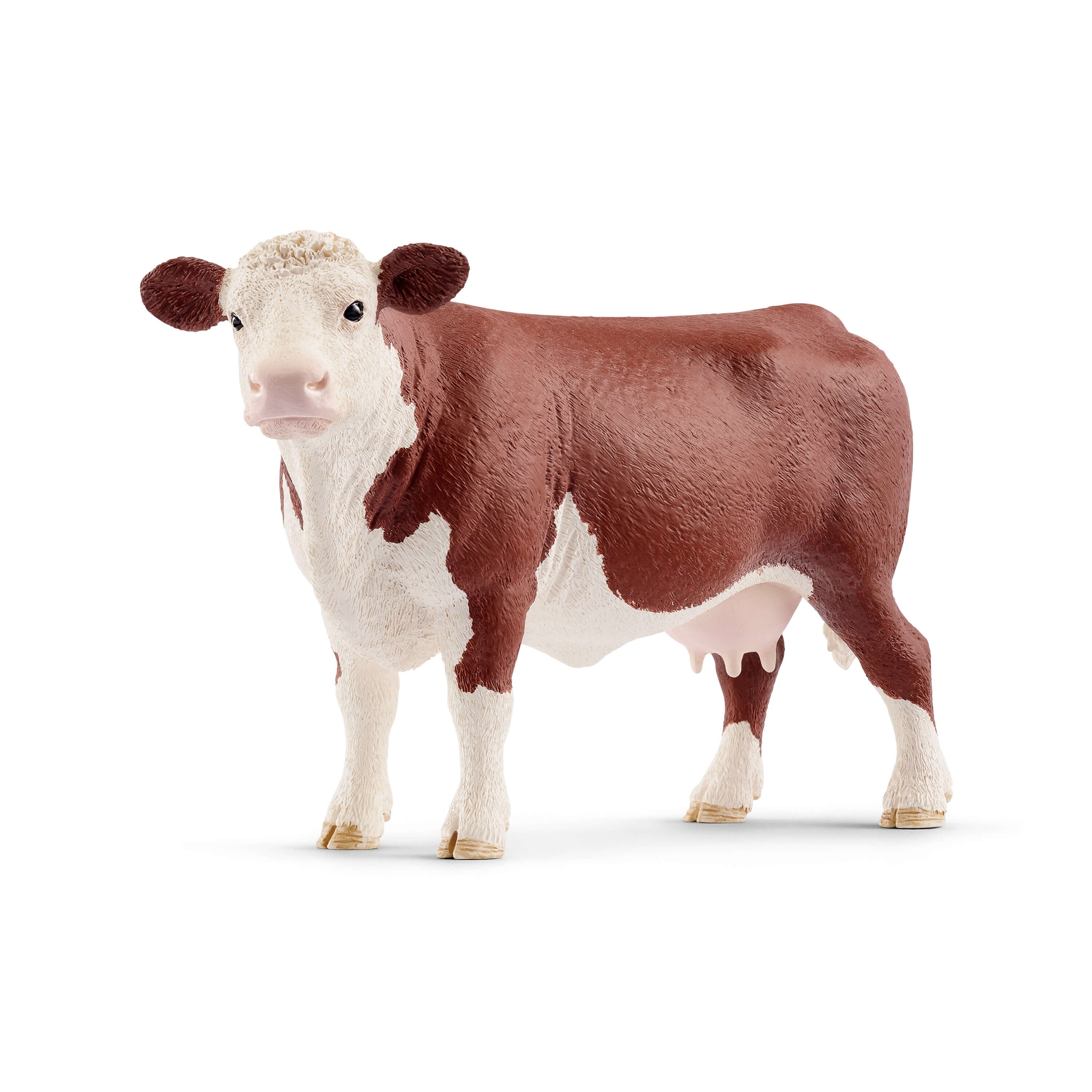 Schleich Hereford Cow Animal Figurine Toy