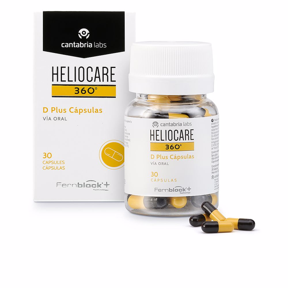 Heliocare 360º D Plus Capsules Sunscreen, EU (30 caps) - Exp 11/26