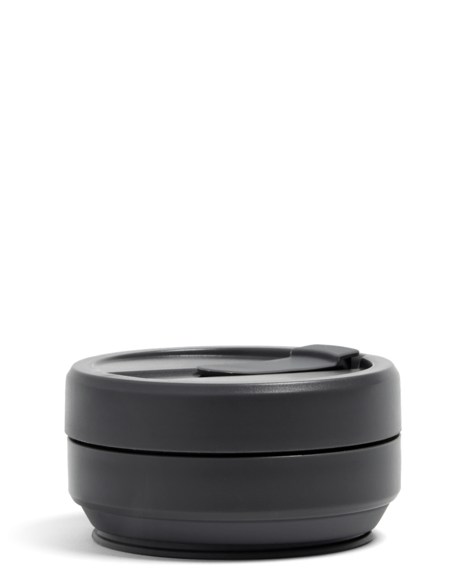 Stojo Silicone Collapsible Cup (16oz - Grande Size) - Carbon - Pupsik Singapore