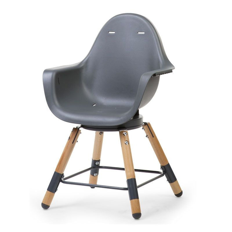 Childhome Evolu ONE.80 Swivel High Chair - Anthracite