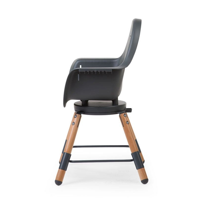 Childhome Evolu ONE.80 Swivel High Chair - Anthracite