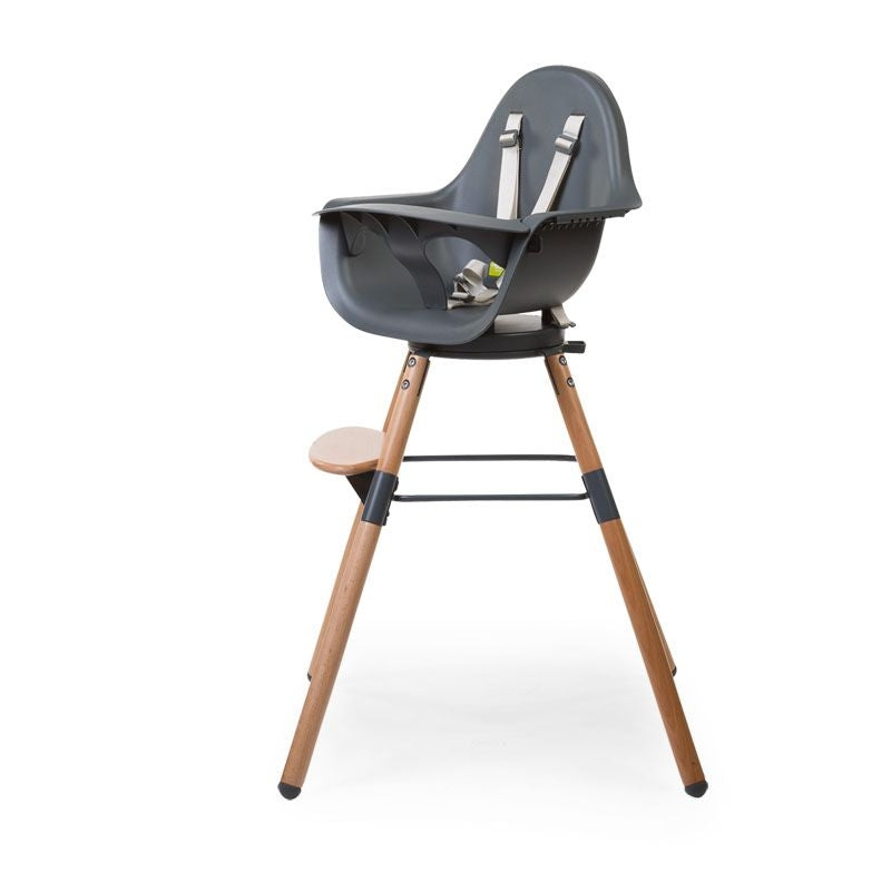 Childhome Evolu ONE.80 Swivel High Chair - Anthracite