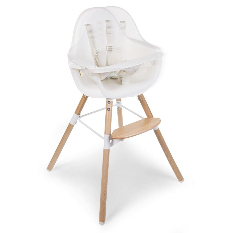 Childhome Evolu ONE.80 Swivel Baby High Chair - White