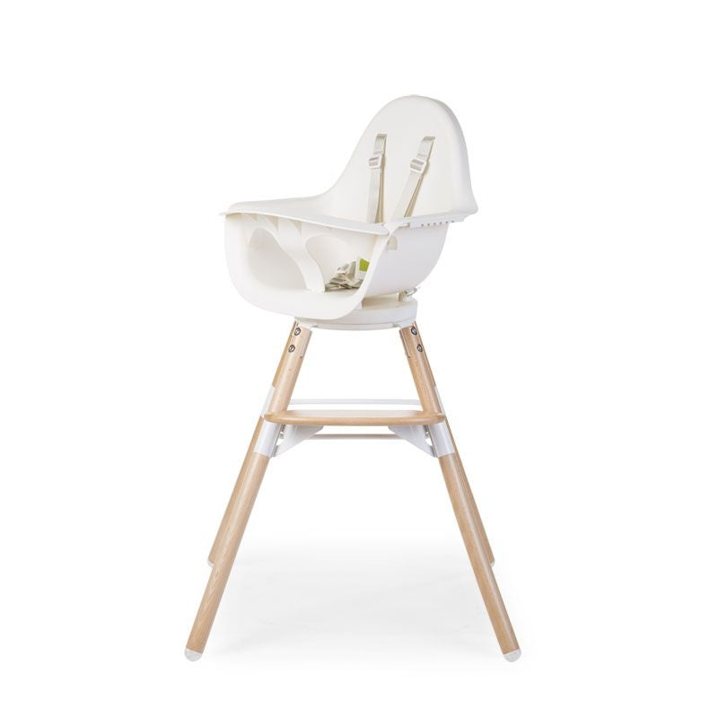 Childhome Evolu ONE.80 Swivel Baby High Chair - White