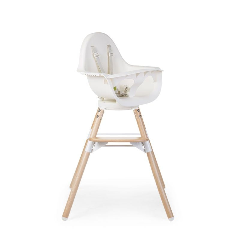 Childhome Evolu ONE.80 Swivel Baby High Chair - White