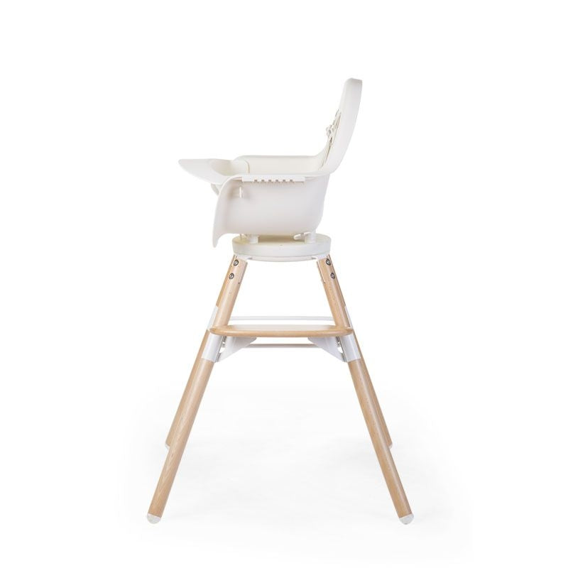 Childhome Evolu ONE.80 Swivel Baby High Chair - White