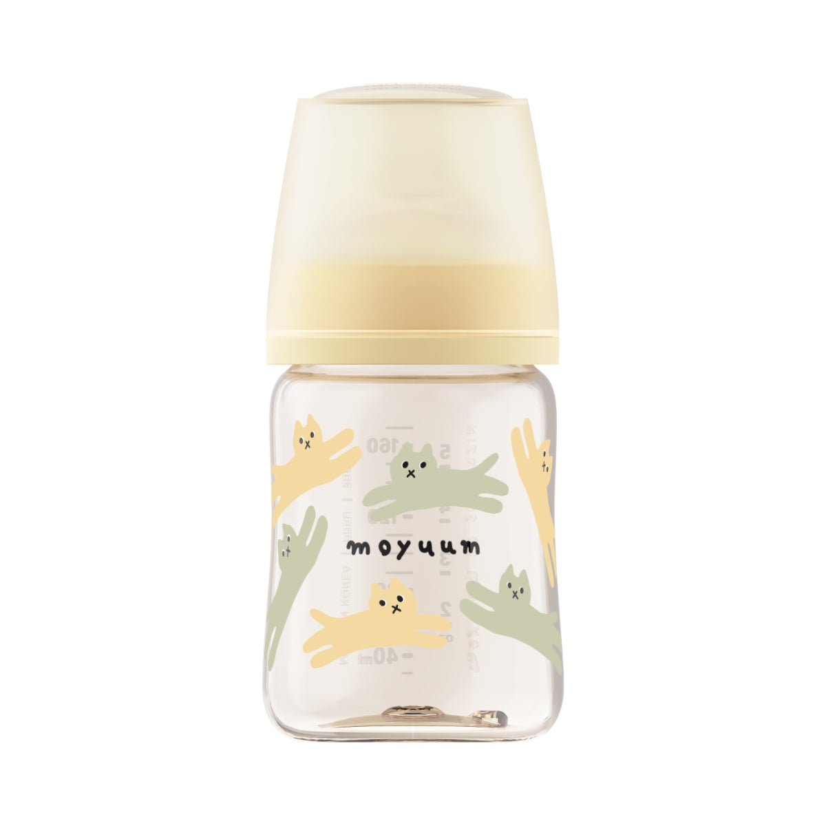 Moyuum 3rd Gen PPSU Gen All-in-One Feeding Bottle with Teats, 80/170/270/330ml (4 Designs)