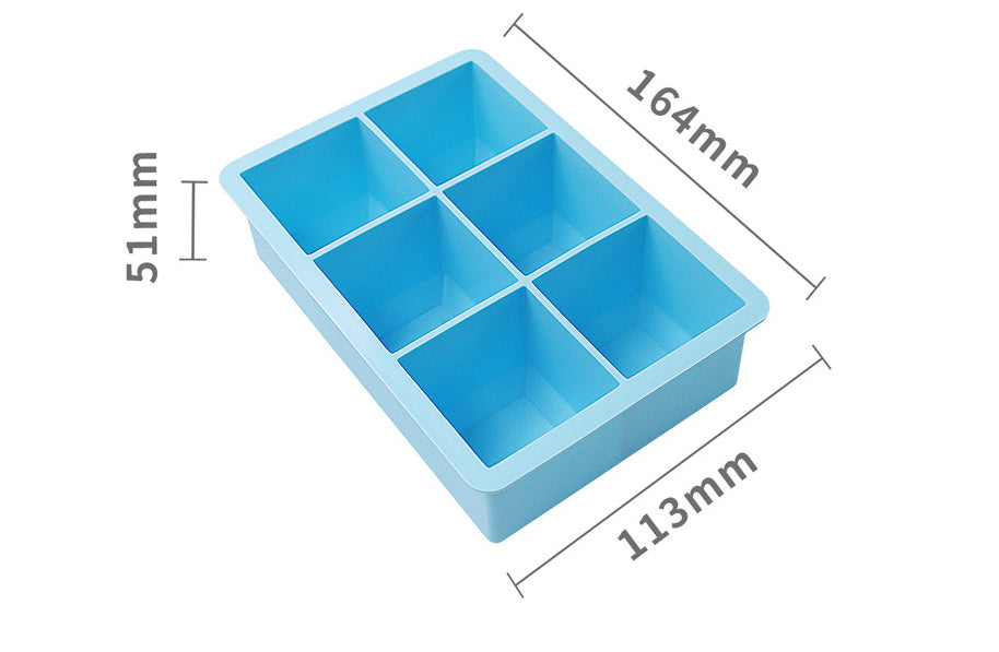 Biomom EasyServe Silicone Food Portion Freezer Tray with Resting Lid, 6 x 100ml (5 Colors)