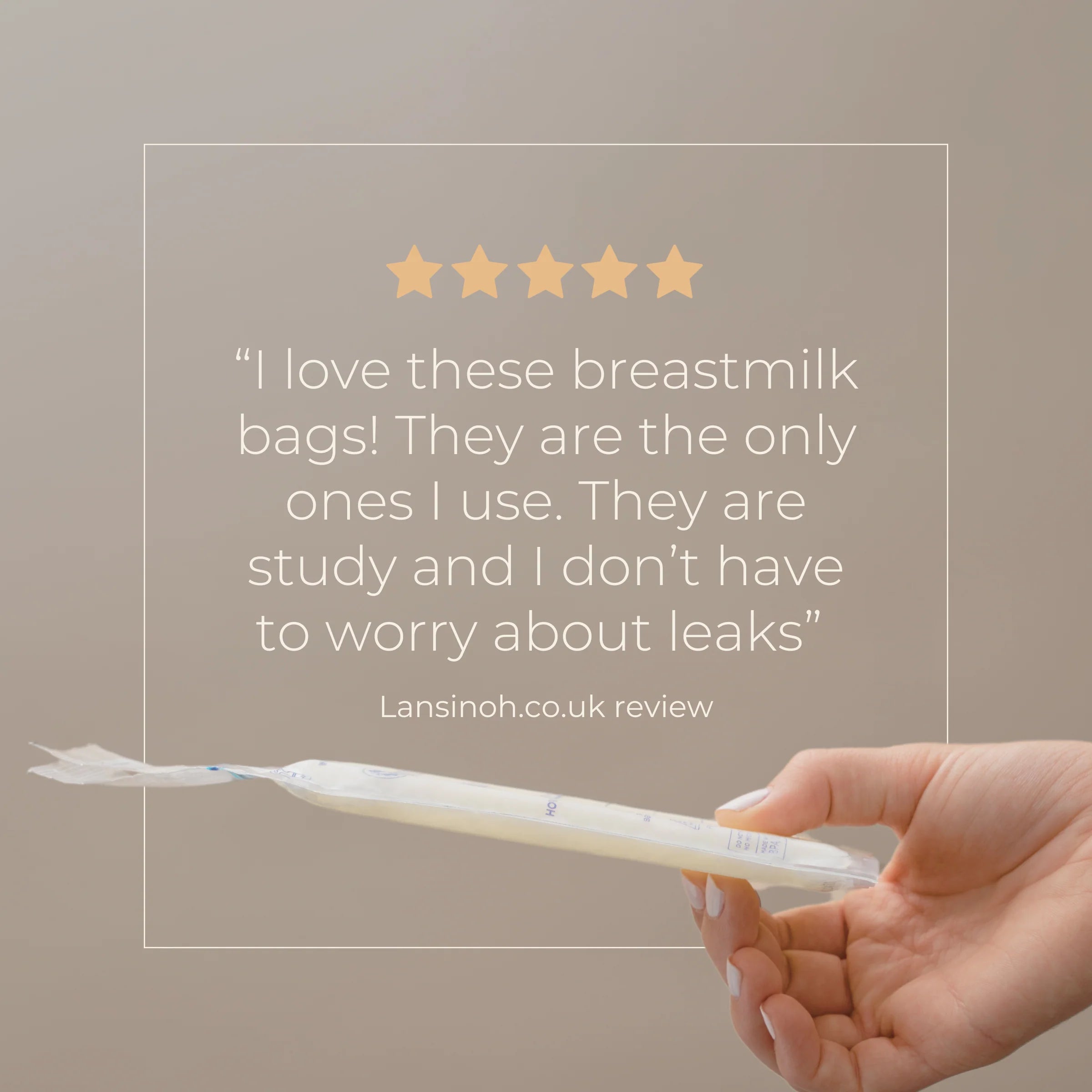 Lansinoh Breastmilk Storage Bags 6oz, 50pc (UK Version)