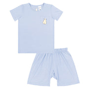 Baa Baa Sheepz Short Sleeve T-Shirt & Shorts - Blue (6 Sizes)