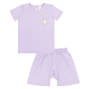 Baa Baa Sheepz Short Sleeve T-Shirt & Shorts - Lilac (4 Sizes)