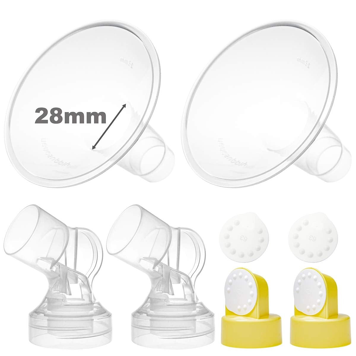 Nenesupply GentleFit Pump Kit for Medela (4 Sizes) - Pupsik Singapore