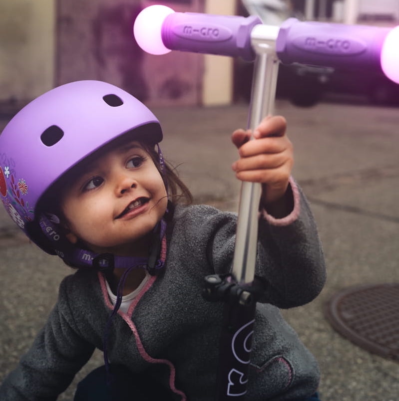 Micro PC Helmet - Floral