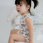 House of Holly Cloud Bubble Romper - Garden Toile Noir