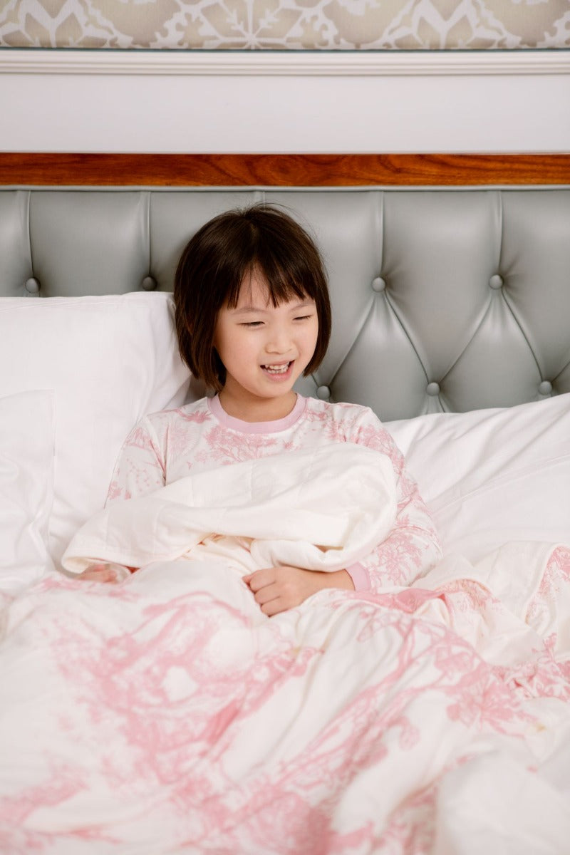 House of Holly Long Sleeve T-Shirt and Pants Pyjamas Set - Savanna Pink (4 Sizes)