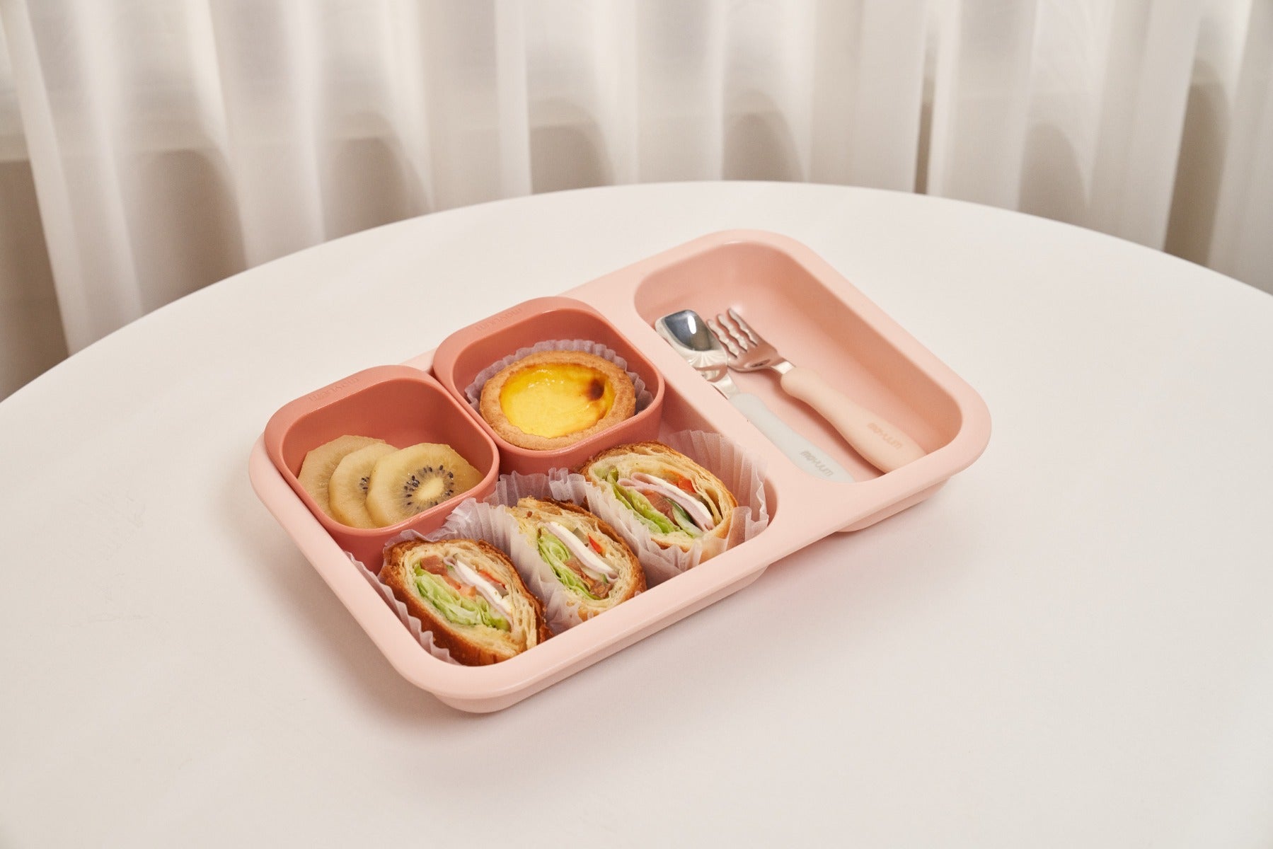 Moyuum Multi Divider Baby Food Plate Tray (3 Colors) - Pupsik Singapore