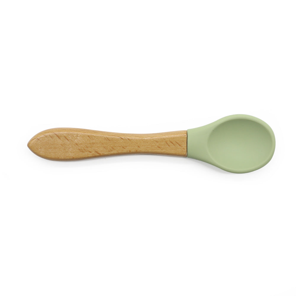 Biomom Wooden Silicone Spoon (12 Colours)