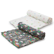 Kanga Care Serene Bamboo Swaddle Blankets, 2pk