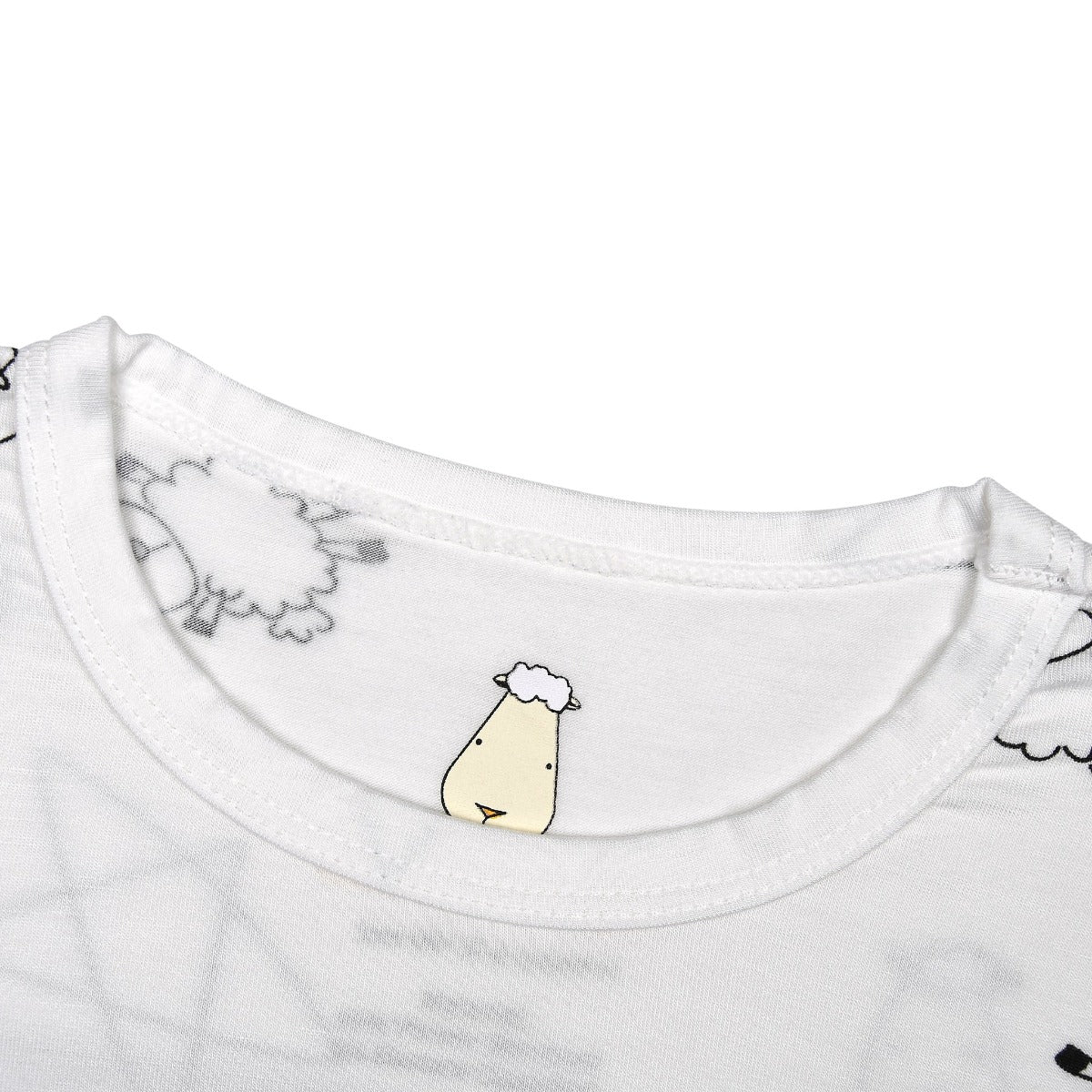 Baa Baa Sheepz Baby Long Sleeve Pyjama Set - Cute Big Star & Sheepz White (5 Sizes)