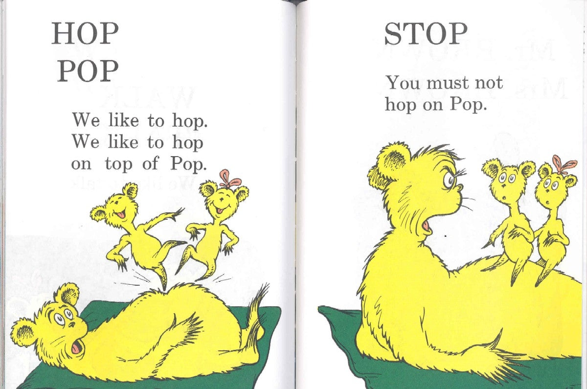 Dr. Seuss Hop on Pop Story Book